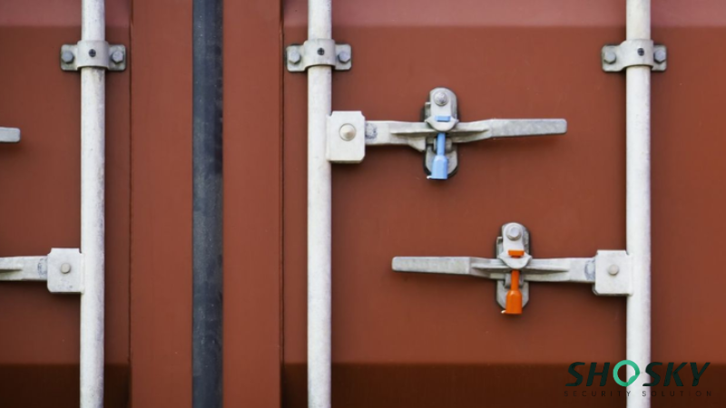 Tamper-evident seals fastened to locks