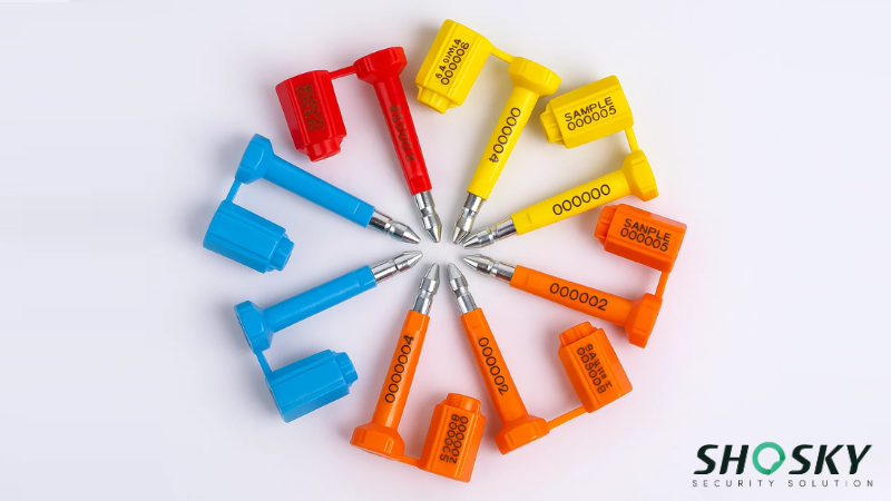 Tamper-evident seals grouped for inventory tracking and compliance verification
