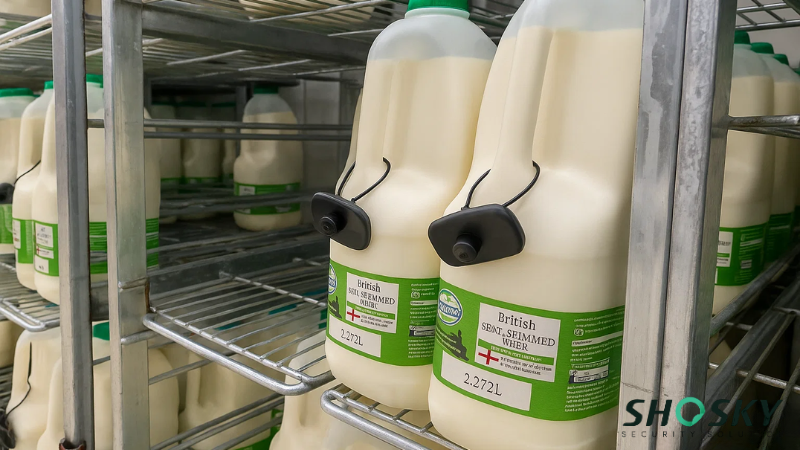Tamper-proof tags and customs label used by food brands
