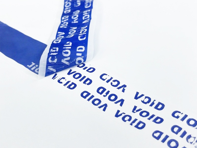 Level 1 Positioned VOID Tamper Evident Bag Sealing Tape 3