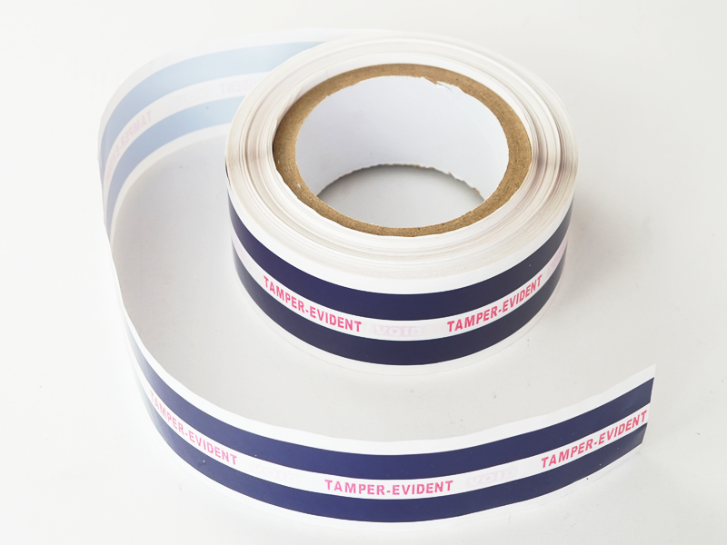 Level 3 Thermochromic Ink & Water Soluble Tamper Evident Bag Sealing Tape 4