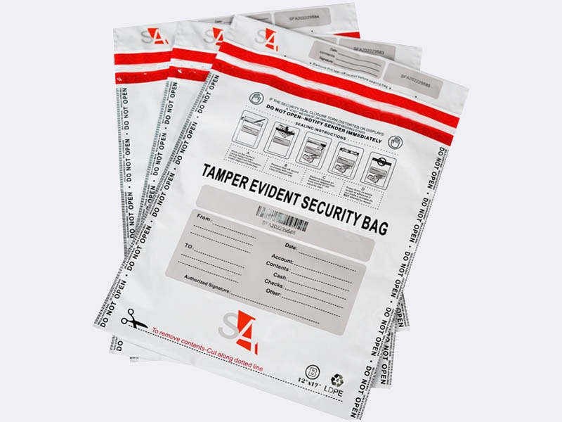 Red Level 2 Tamper-Evident African Security Bag
