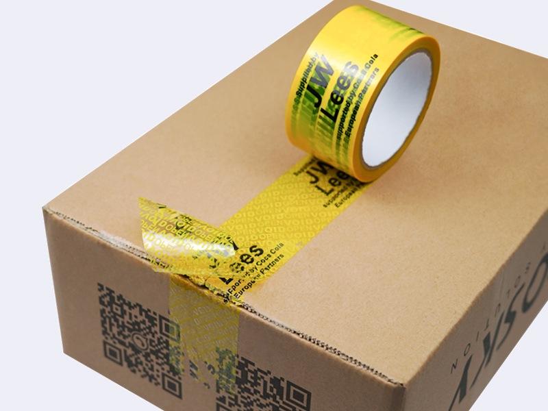Yellow Total Transfer Security Tape 4