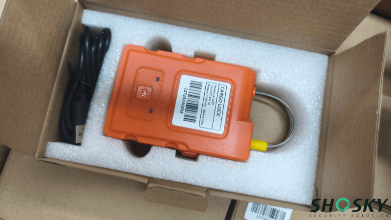 Shosky GPS smart seal for container security