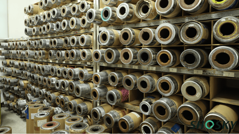 different Tamper-Evident Tape Jumbo Roll for Converters