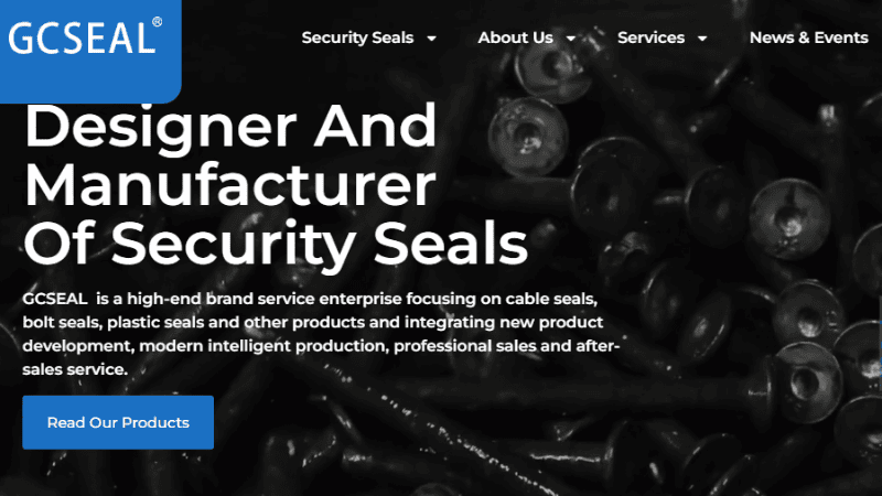 the home page of Wenzhou GCSEAL