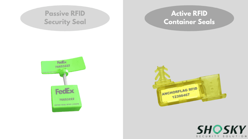 Passive vs. Active RFID E-Seals