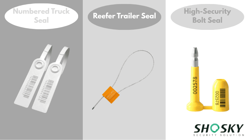 Truck Seals vs Reefer Trailer Seals vs High-Security Bolt Seals