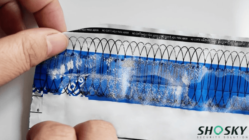 Custom Level 4 Bag Security with UV Ink Security Bag Sealing Tape