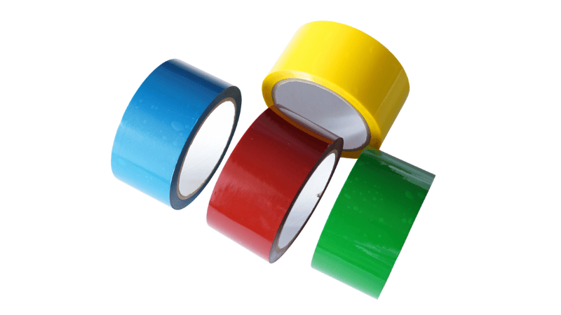 tamper evident void tape rolls in different colors