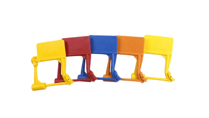 Various types of stock seals for tote bags