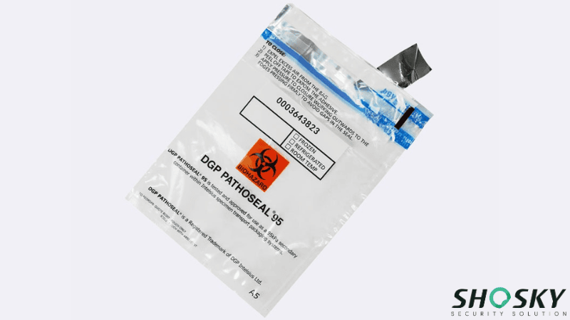Blue Level 2 Tamper-Evident Laboratory Bag