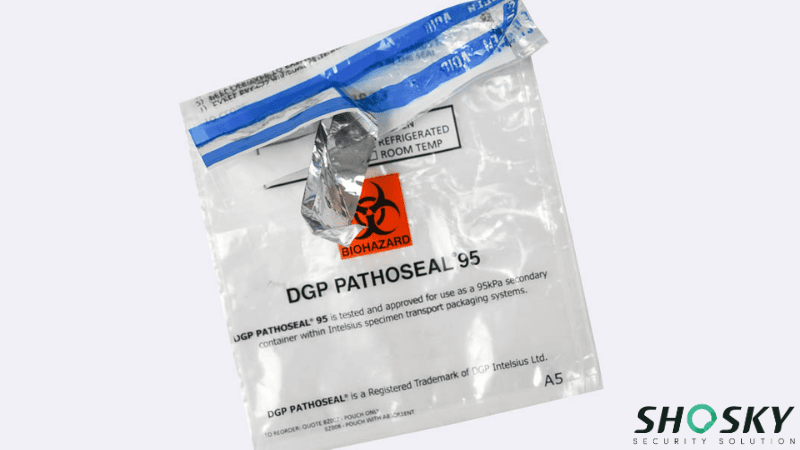 Blue Level 2 Tamper-Evident Laboratory Bag 5
