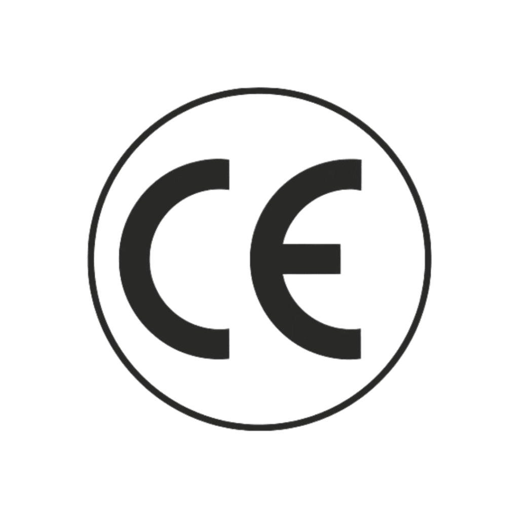 the logo of CE