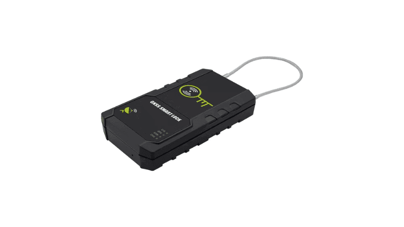 a black Smart GPS Tracking Seal