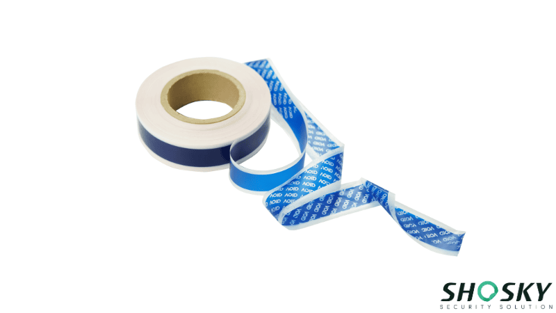 blue hot melt adhesive security bag tape